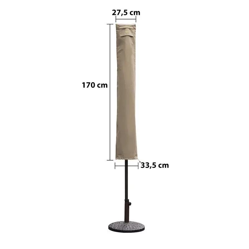 Sekey 170 x 27,5/33,5 cm Schutzhülle für 300 cm Sonnenschirm, aus Oxford-Gewebe Sekey