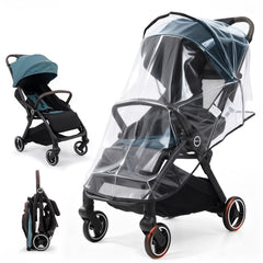 Sekey BW732 Reise-Kinderwagen Ultraleicht & Einhand-klappbar | 3-fach verstellbare Rückenlehne, 4-Rad-Federung, Regenschutz, 5-Punkt-Gurt, Handgepäckgeeignet