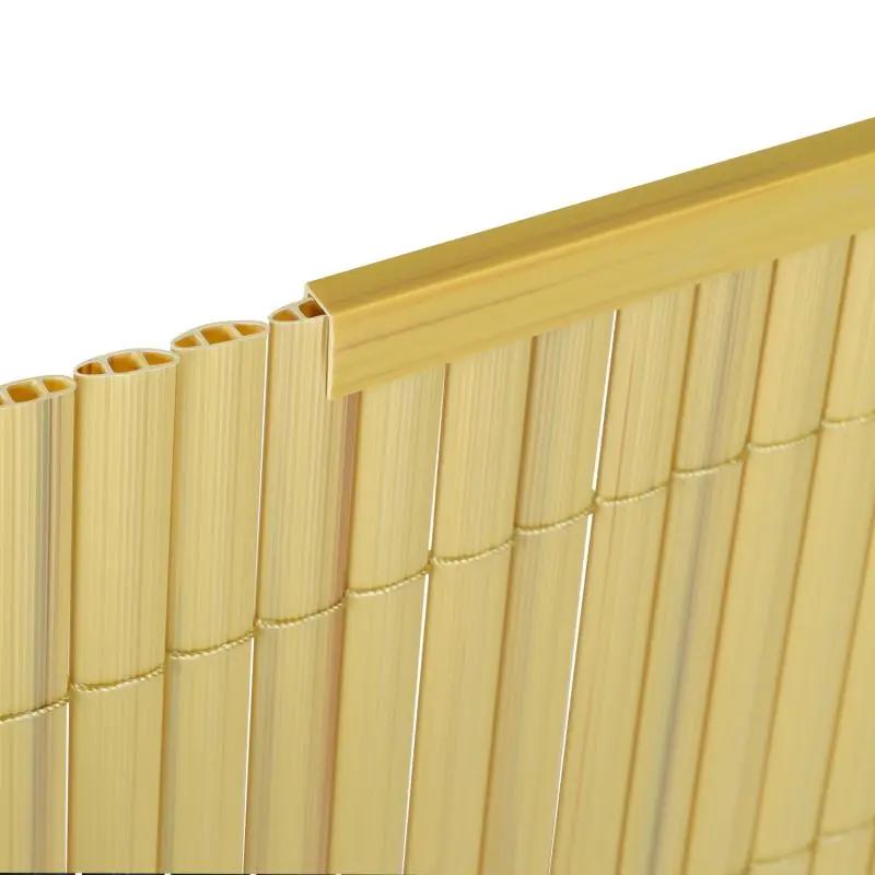 Sekey 5x1m PVC Abschlussleiste für PVC Sichtschutzmatte Sekey