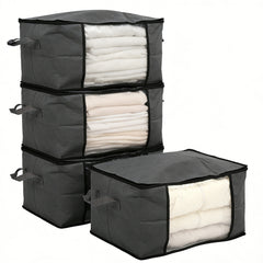 Sekey Unterbett-Aufbewahrungsboxen 60L & 90L Set für Kleidung, Bettwäsche und saisonale Textilien, Staub- und Feuchtigkeitsschutz