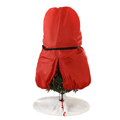 Salcar Weihnachtsbaum Aufbewahrung 138 × 185 cm – Weihnachtsbaumtasche für Bäume bis 2,4 m, mit Schnallen, Kordelzug & Kartenschlitz, Wasserdicht & Reißfest
