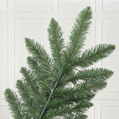 SALCAR Artificial Christmas Tree 180 cm / 210 cm – Realistic PVC Christmas Tree with Wooden Stand for Indoor &amp; Outdoor Use