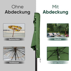 Sekey 140 x 25.5/27 cm protective cover for 200 cm parasol, made of polyester fabric