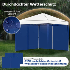 Sekey 290 x 200 cm Seitenwand für Pavillon, 2er Set Sekey