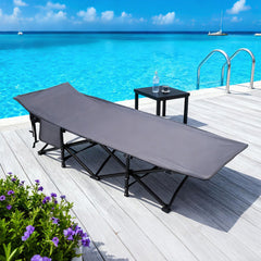 Sekey Feldbett Campingbett Klappbar 190×71×35 cm | 200 kg belastbar | 1200D Oxford | wahlweise mit 7 cm Matratze | Faltbare Camping- & Angelliege für Garten & Outdoor
