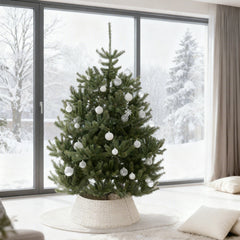 Salcar Künstlicher Weihnachtsbaum Nordmanntanne – Ultra-realistisch, 180 cm / 210 cm mit 1118 / 1512 Spitzen, Dicht & Robus, Für Innen- & Außenbereich