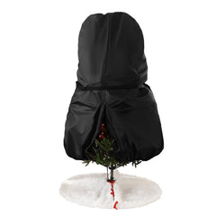 Salcar Weihnachtsbaum Aufbewahrung 138 × 185 cm – Weihnachtsbaumtasche für Bäume bis 2,4 m, mit Schnallen, Kordelzug & Kartenschlitz, Wasserdicht & Reißfest
