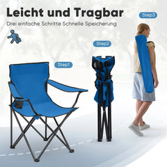 Sunula faltbarer Campingstuhl, ultraleicht, 1,65 kg, mit Getränkehalter, Tragetasche, kompakt klappbar, ideal für Camping, Garten und Ausflüge Sekey