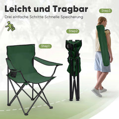 Sunula faltbarer Campingstuhl, ultraleicht, 1,65 kg, mit Getränkehalter, Tragetasche, kompakt klappbar, ideal für Camping, Garten und Ausflüge Sekey