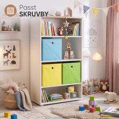 Sekey Aufbewahrungsboxen Stoff 6er Set 33x33x33 cm – Faltbare Ordnungsboxen für KALLAX Regal, Aufbewahrungswürfel mit Grifföse für Spielzeug, Kleidung und Bücher