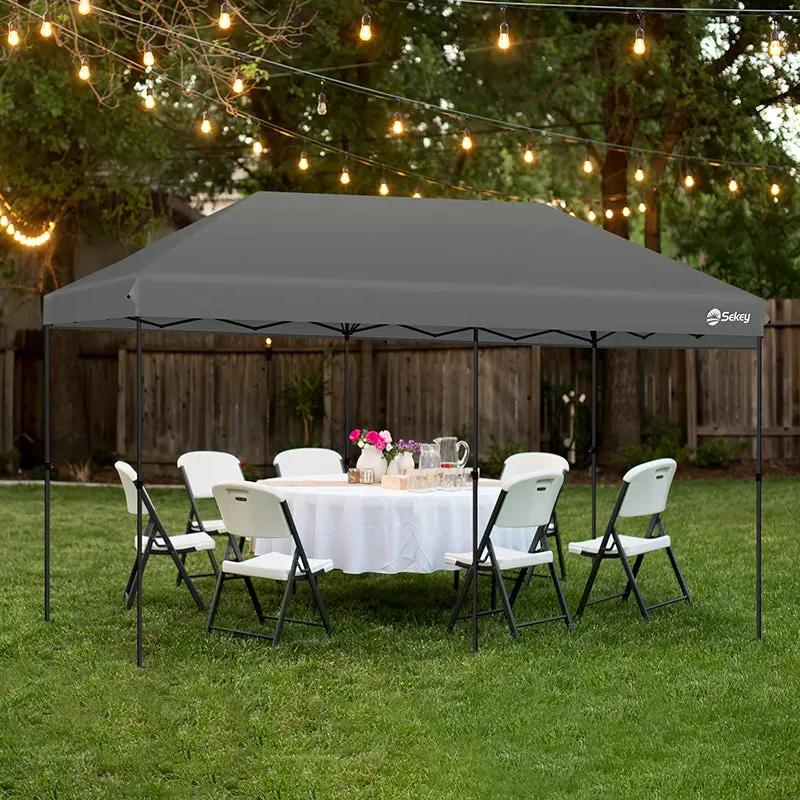 Sekey 300 x 600 cm Faltpavillon mit 6 Sandsack Sekey