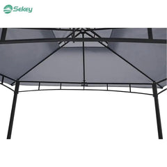 Sekey Grill Pavillon mit mit klappbaren Seitenteil 235 x 145cm Sekey