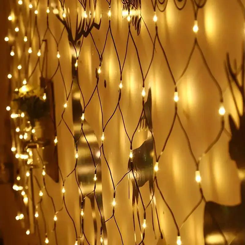 Salcar 3 x 2 m LED Lichternetz, 204 LEDs, 31V GS-zertifizierte Stromversorgung Salcar