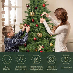 Salcar 180/210cm Künstlicher Weihnachtsbaum, Nordmanntanne, mit 560/760 Zweigen Salcar