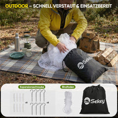 Sekey Rectangular Mosquito Net for Bed