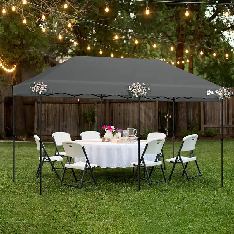Sekey 300 x 600 cm Faltpavillon mit 6 Sandsack Sekey