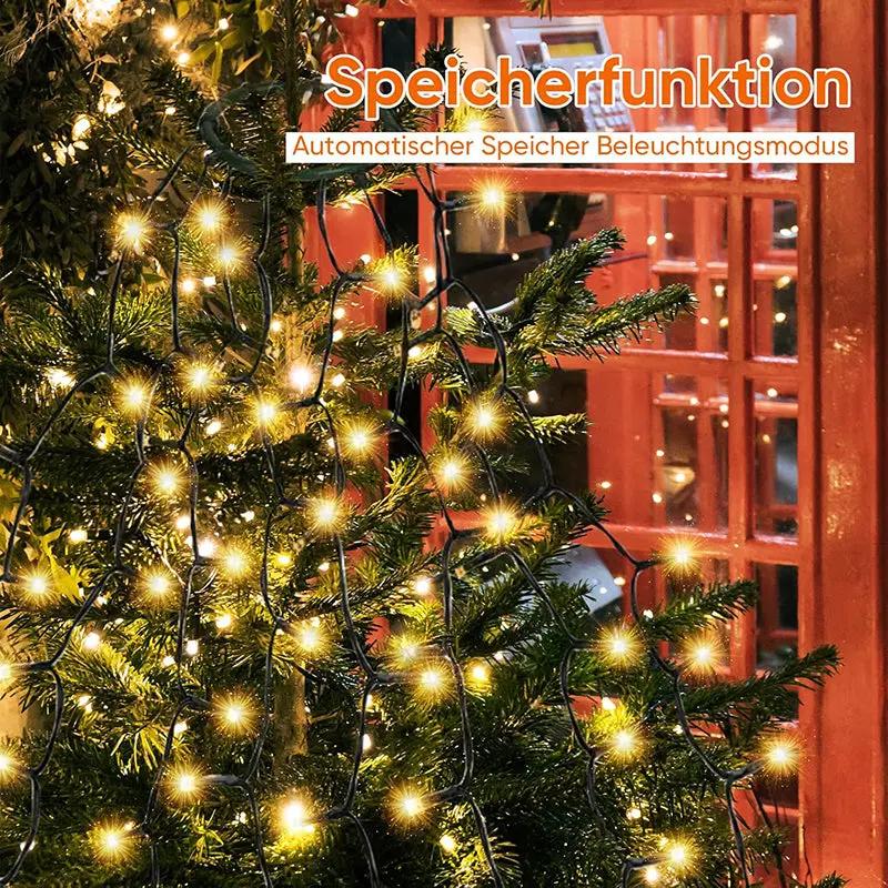 Salcar 1.5/ 2/ 3 m LED Lichterkette für Weihnachtsbaum, mit 10/ 12/ 14 Strängen, 250/ 420/ 490LEDs, mit Fernbedienung, 31VGS-zertifizierte Stromversorgung Salcar