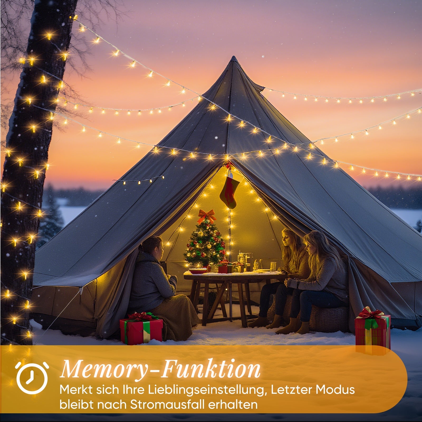 Salcar LED Lichterkette mit 5m/10m/15m/20m Länge – 50–300 LEDs, Fernbedienung, 8 Modi, Timer & IP44 Wasserdicht, für Weihnachtsdeko, Party, Hochzeit, Garten – Warmweiß Salcar