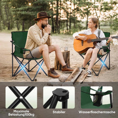 Sunula faltbarer Campingstuhl, ultraleicht, 1,65 kg, mit Getränkehalter, Tragetasche, kompakt klappbar, ideal für Camping, Garten und Ausflüge Sekey
