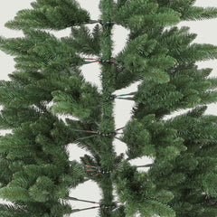 SALCAR Artificial Christmas Tree 180 cm / 210 cm – Realistic PVC Christmas Tree with Wooden Stand for Indoor &amp; Outdoor Use