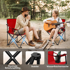 Sunula faltbarer Campingstuhl, ultraleicht, 1,65 kg, mit Getränkehalter, Tragetasche, kompakt klappbar, ideal für Camping, Garten und Ausflüge Sekey