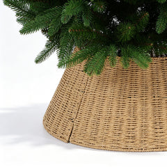 Salcar Weihnachtsbaumkorb aus Papierkordel – Natur, 40/60 cm oder 50/68 cm