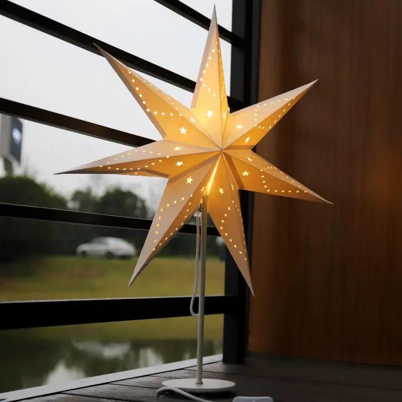 Salcar 35 cm / 55 cm LED Papierstern zum Stehen Salcar