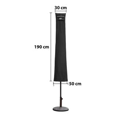 Sekey 190 x 30/50 cm Schutzhülle für 350 cm Sonnenschirm, aus Oxford-Gewebe Sekey