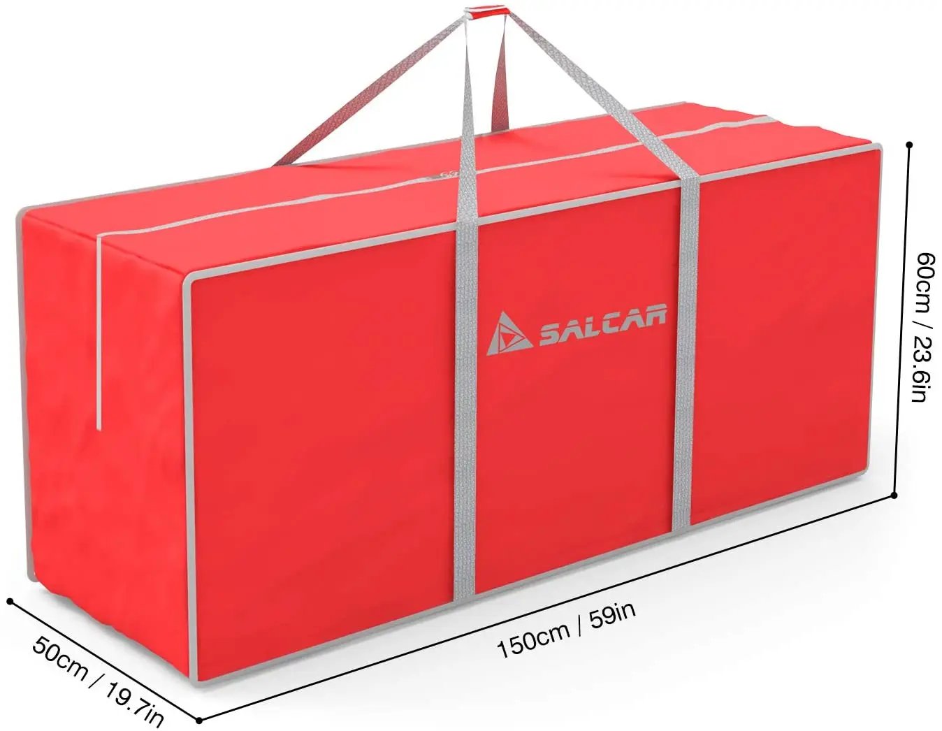 Salcar große Weihnachtsbaum Aufbewahrungstasche, 150 * 50 * 60 cm Übergroße Reisetasche, Aufbewahrungstasche Salcar