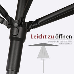 Sekey 180 x 130 cm Balkonschirm Rechteckig, Sonnenschutz UV50+