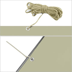 Sekey Balkon Sichtschutz Taupe – Wasserdichte Oxford Balkonabdeckung mit Nylon-Kabelbindern, UV-beständig, Blickdicht & Windschutz, Rostfreie Ösen, Einfach zu Installieren Sekey