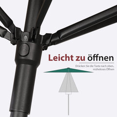Sekey 180 x 130 cm Balkonschirm Rechteckig, Sonnenschutz UV50+