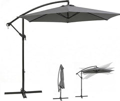 Sekey 300 cm cantilever umbrella, sun protection UV50+