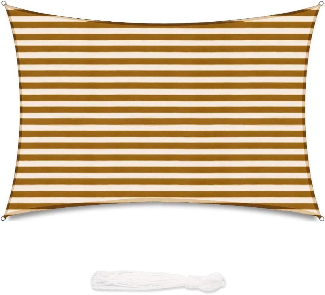 Sekey Sonnensegel HDPE Sonnenschutzsegel mit Seilen Sekey