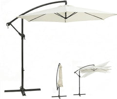 Sekey 300 cm cantilever umbrella, sun protection UV50+