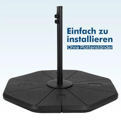 Sekey 4-teilig Schirmgewicht für Ampelschirm, befüllbar bis 78 kg Sekey