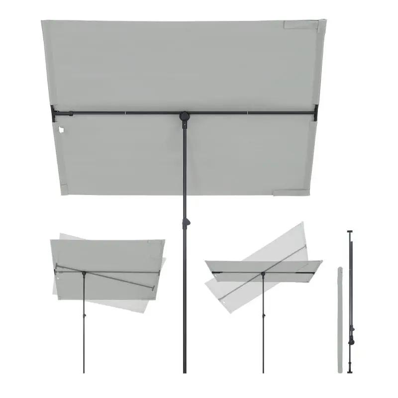 Sekey 180 x 130 cm Balkonschirm Rechteckig, Individuell Verstellbar, Sonnenschutz UV50+ Sekey
