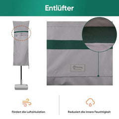 Sekey 160 x 62 cm Schutzhülle für Doppelsonnenschirm, aus Polyester-Gewebe Sekey