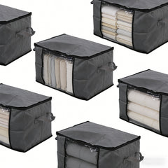 Sekey Unterbett-Aufbewahrungsboxen 60L & 90L Set für Kleidung, Bettwäsche und saisonale Textilien, Staub- und Feuchtigkeitsschutz