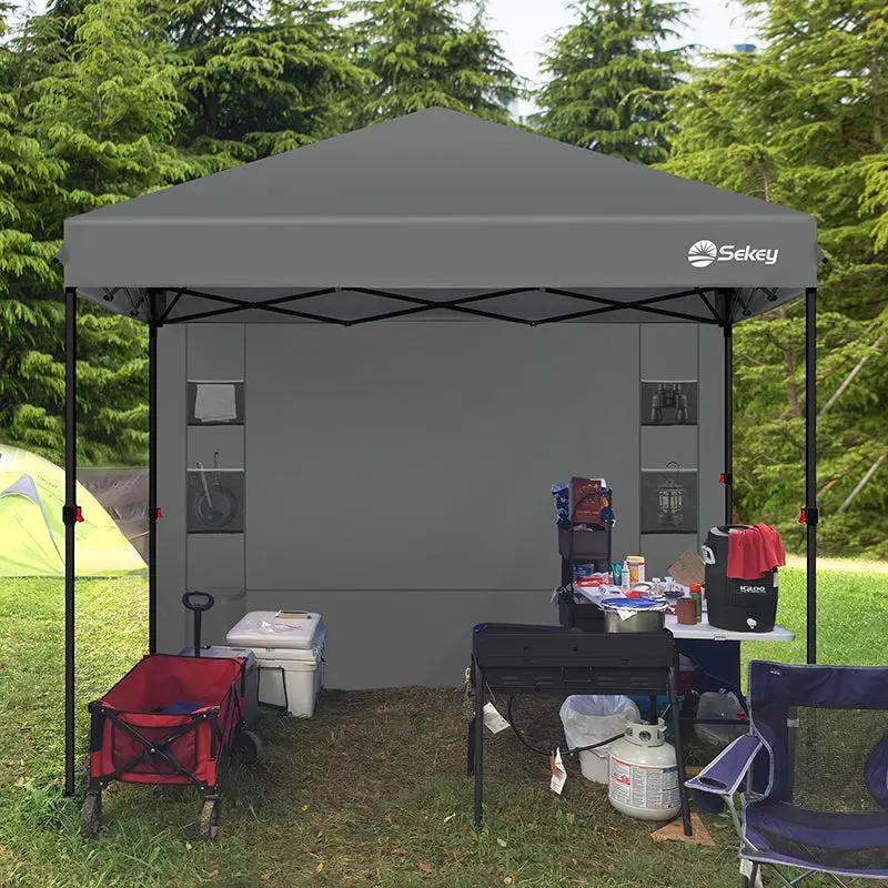 Sekey 300 x 300 cm Faltpavillon mit 1 Seitenteilen Sekey