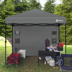Sekey 300 x 300 cm Faltpavillon mit 1 Seitenteilen Sekey