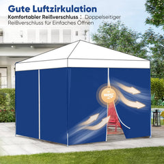 Sekey 290 x 200 cm Seitenwand für Pavillon, 2er Set Sekey