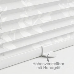 Sekey Klemmfix Plissee ohne Bohren – freihängend, verstellbare Spannung, 1,5 cm Alu-Schiene, Muster