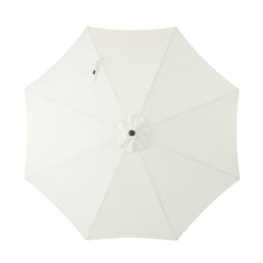 Sekey Sonnenschirm Ø300 cm in Holzoptik – mit Auto-Kippfunktion, 180g/m² Polyester UV50+, Eisenmast 48 mm & 8 Stahlstreben, großer Gartenschirm für Balkon, Terrasse & Garten