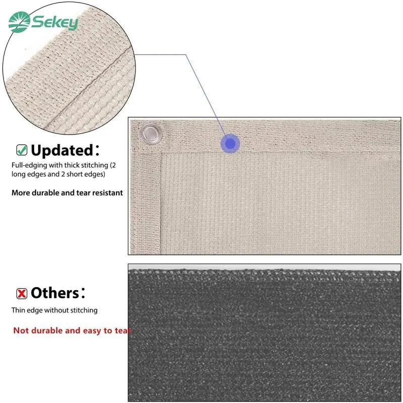 Sekey Balkon Sichtschutz aus 220 g/m² HDPE, Taupe Sekey