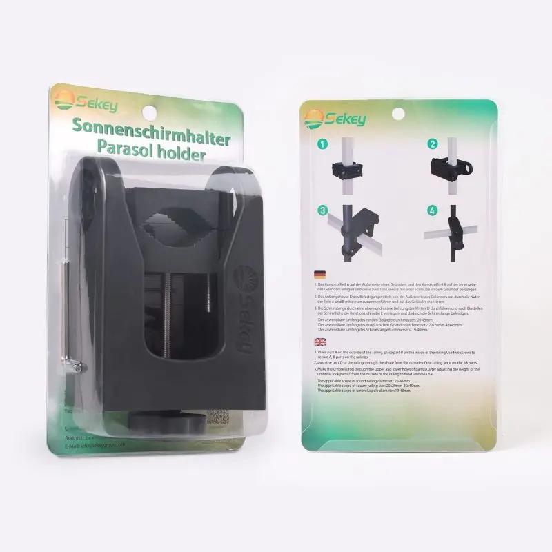 Sekey 20 mm - 45 mm Sonnenschirmhalter für Balkongeländer Sekey