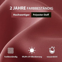 Sekey 180 x 130 cm Balkonschirm Rechteckig, Sonnenschutz UV50+