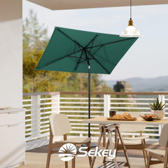 Sekey 180 x 130 cm Balkonschirm Rechteckig, Sonnenschutz UV50+