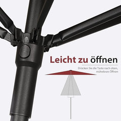 Sekey 180 x 130 cm Balkonschirm Rechteckig, Sonnenschutz UV50+