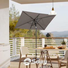 Sekey 180 x 130 cm Balkonschirm Rechteckig, Sonnenschutz UV50+